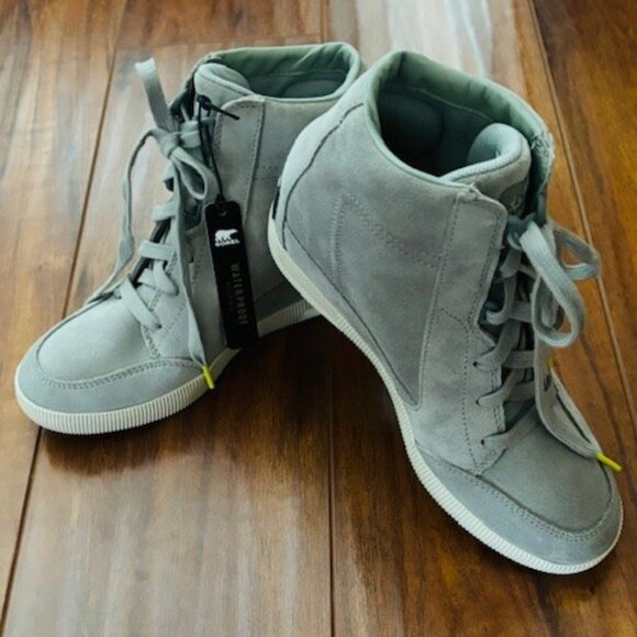 Sorel Out N About Lace Up Wedge Boot - Picture 1 of 8